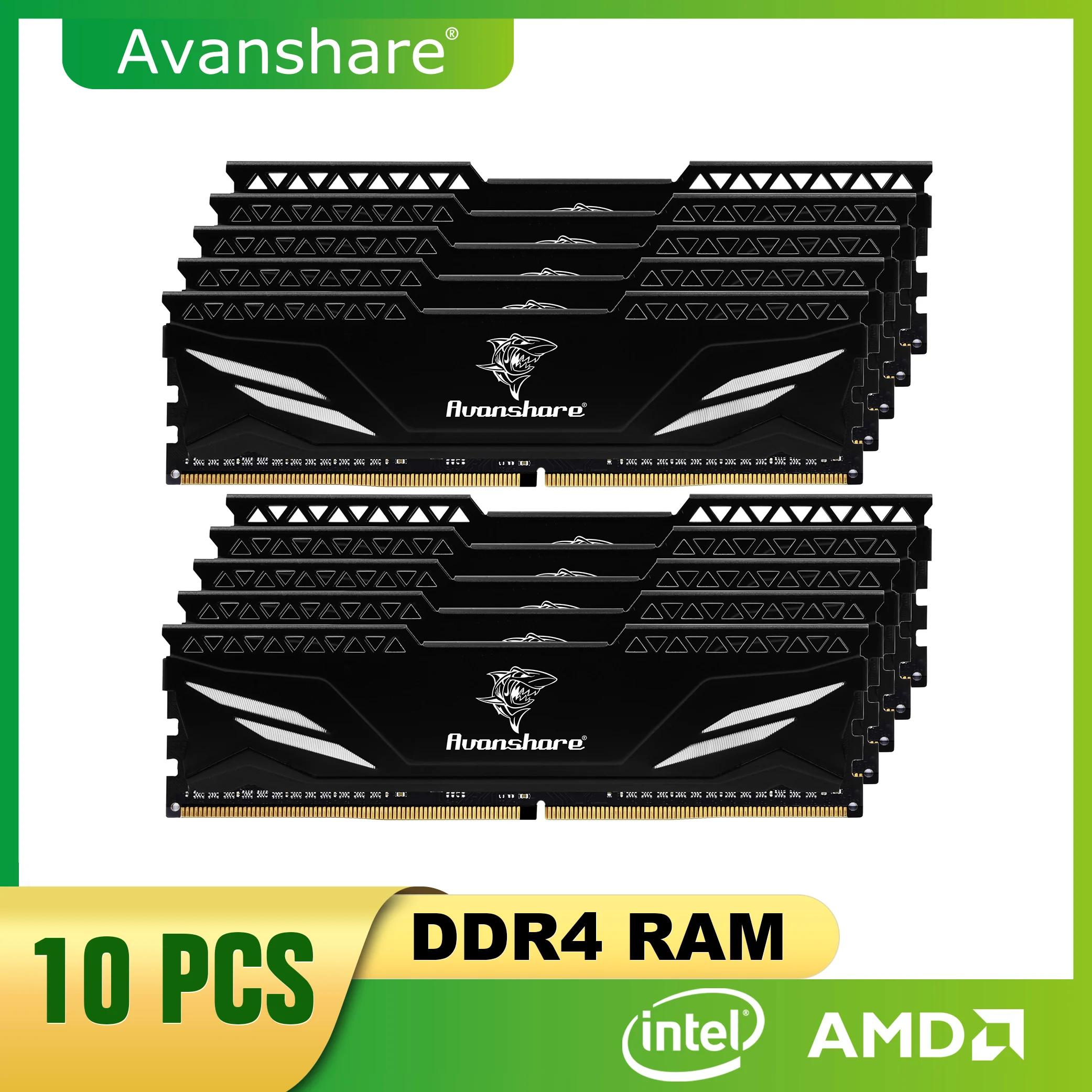 Avanshare ũ  XMP 2.0 ڵ Ŭŷ  DDR4, 濭 , 10PCs  DDR4, 4GB, 8GB, 16GB, 3200MHz